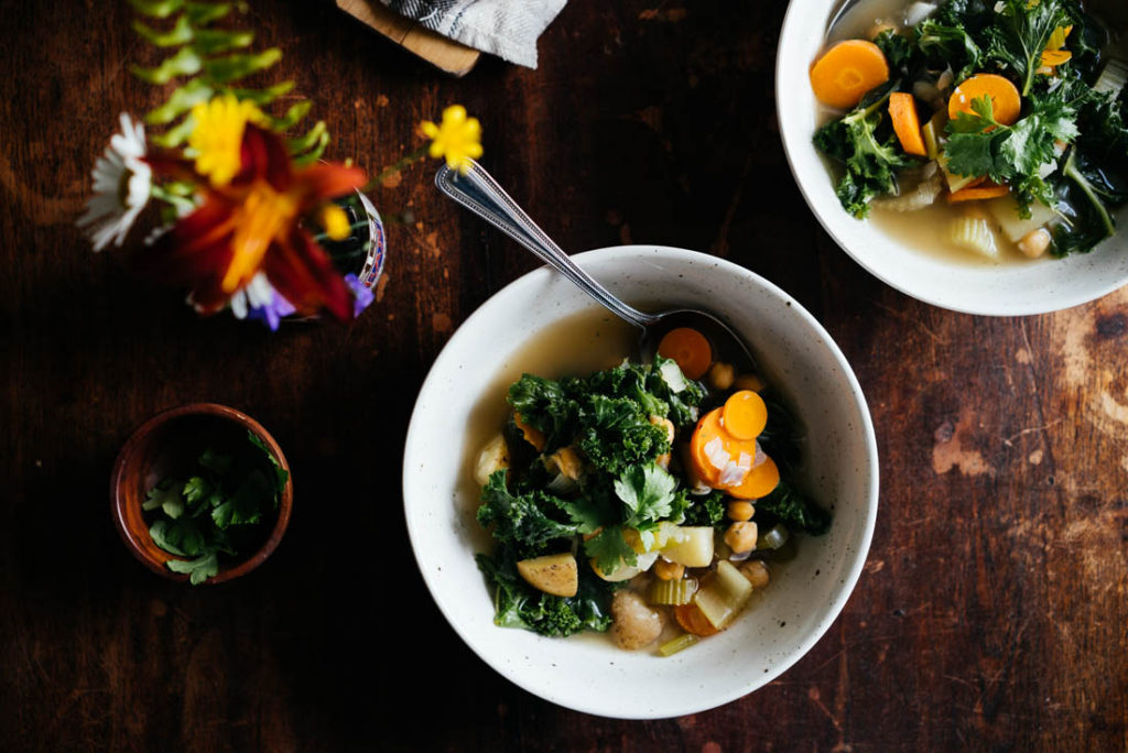 CLEAR KALE + CHICKPEA SOUP Good Eatings