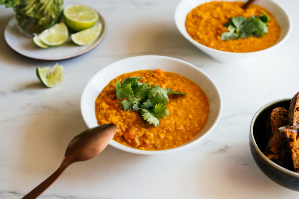 SPICED LENTIL SOUP W/ COCONUT MILK AND TOMATO Good Eatings