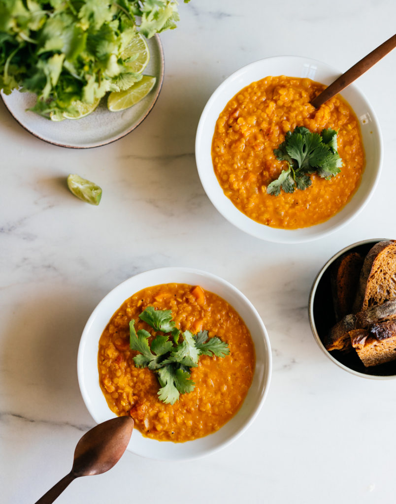 SPICED LENTIL SOUP W/ COCONUT MILK AND TOMATO Good Eatings