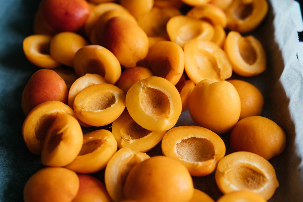 ROASTED APRICOT COMPOTE + YOGURT MUESLI PARFAIT Good Eatings