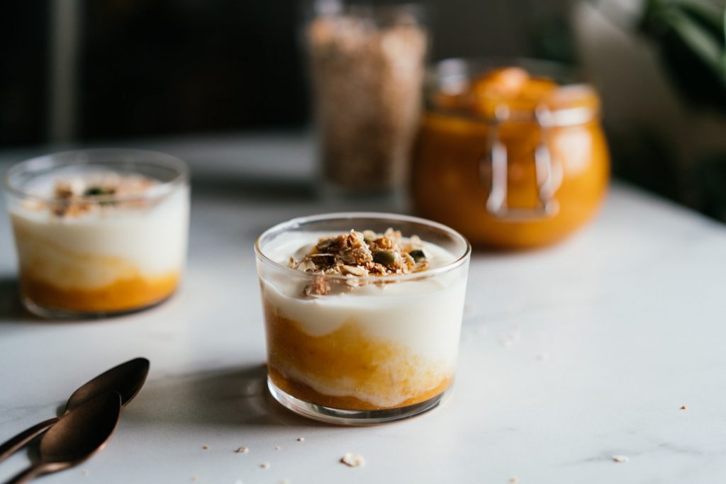 ROASTED APRICOT COMPOTE + YOGURT MUESLI PARFAIT Good Eatings