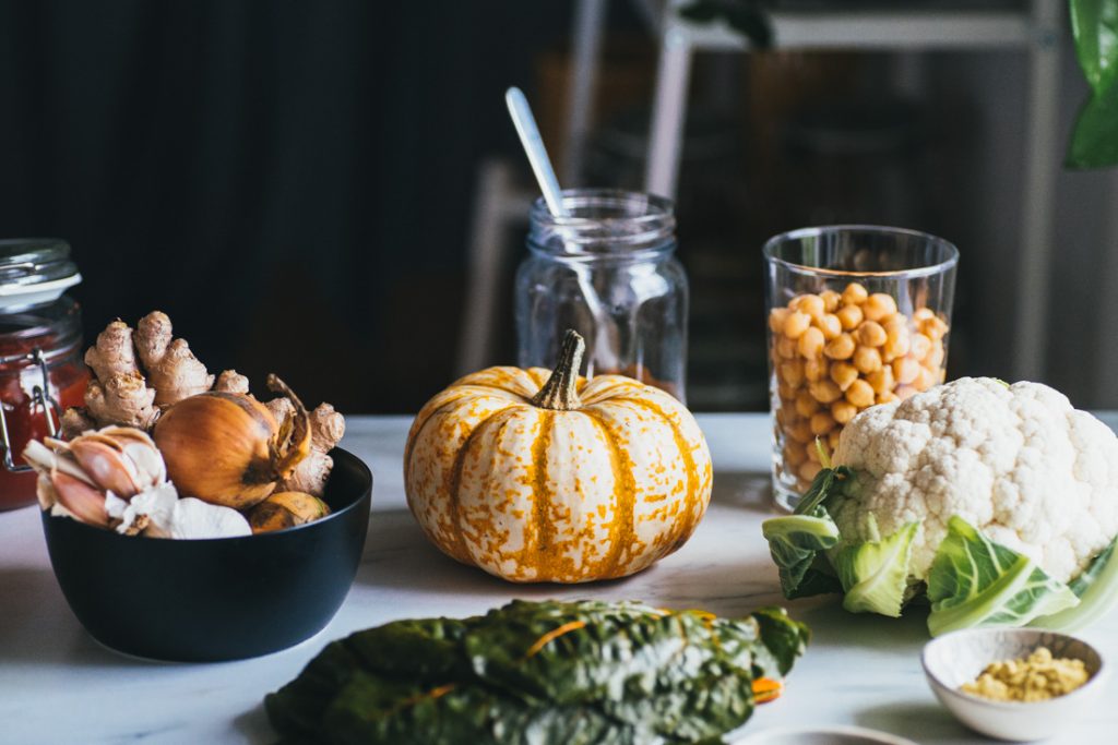 PEANUT BUTTER HOT POT W/ WINTER VEGETABLES + CHICKPEAS Good Eatings