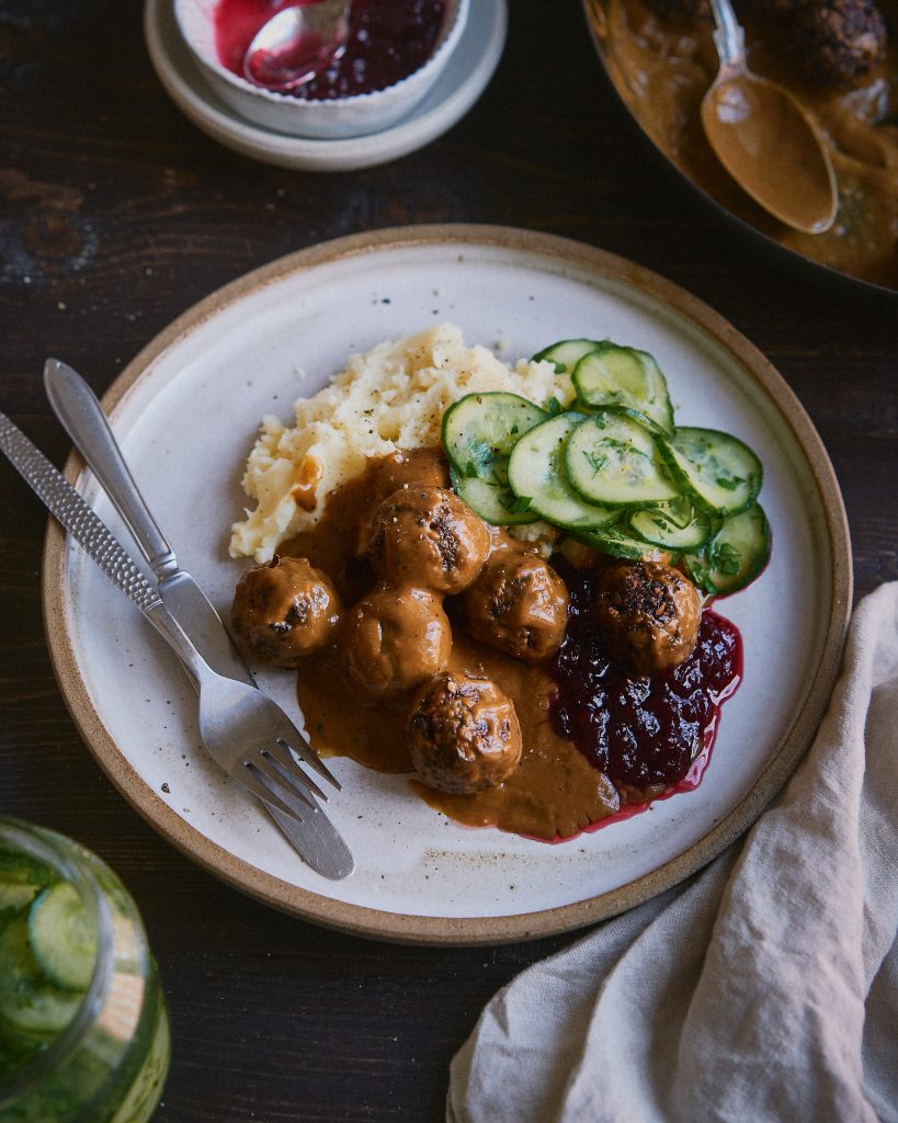 Vegan Swedish Meatballs with Classic Sides Good Eatings